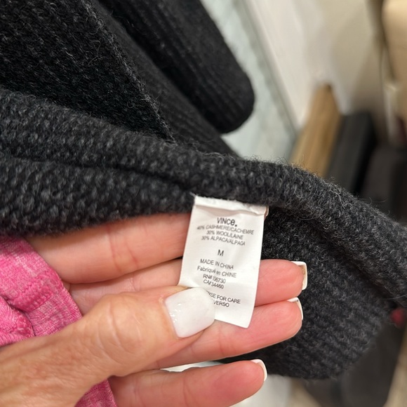 VINCE SWEATER COAT WITH HOOD - Picture 3 of 6